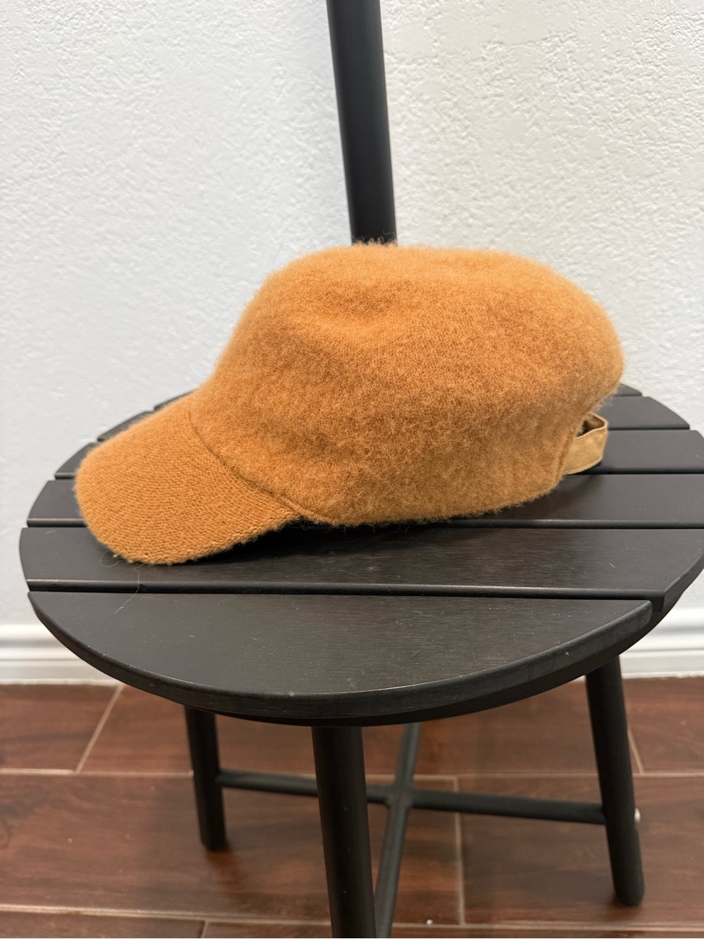 Wyeth by Todd Magill Rust Orange Wool Blend Fuzzy Cap